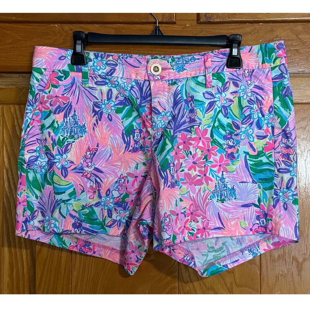 RARE Lilly Pulitzer x Disney Dreamin Callahan Shorts Size 10